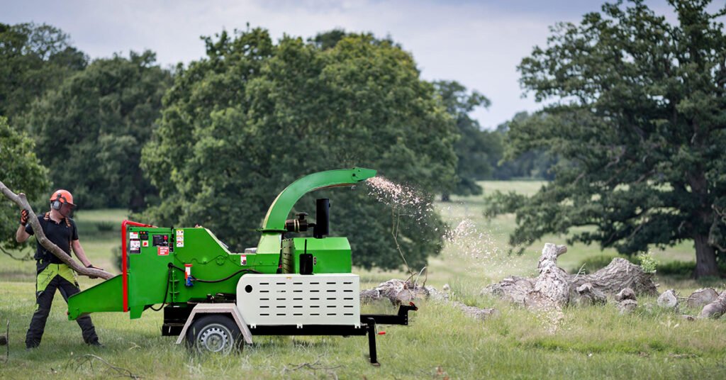 Land Clearing- wood chipper