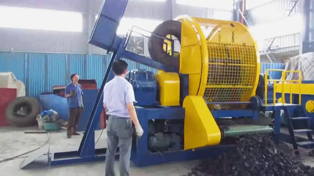mixed green waste rubber contamination