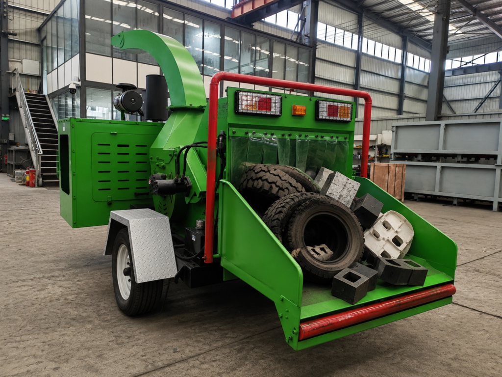 wood chipper knives and rubber risk
