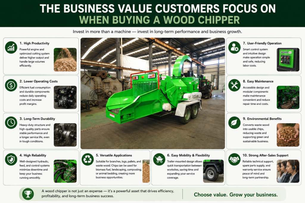 wood chips business value tree care